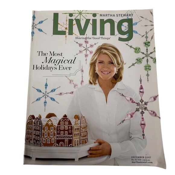 2 Martha Stewart Living Magazine November & December 2007 Christmas Thanksgiving - Picture 4 of 7